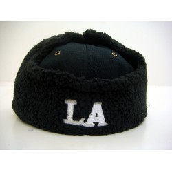 0812-05 SALE City Dog Ear 1 "LA" BK/WH