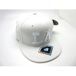 1404-06 LA 2023 CITY FITTED HAT WHT/WHT