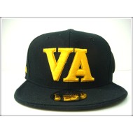 3 Logo Fitted "Virginia" BLK/GOL