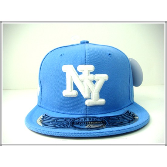 1404-06 SALE 3 Logo Fitted "New York" S.BLUE/WHT