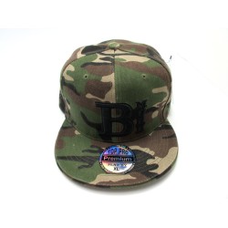 1404-06 B MORE CITY FITTED HAT CAMO/BLK