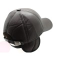 1700-04 WINTER PU B/S HAT W/EAR WARMER