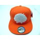 1804-33 WARRIOR HAT SNAP BACK ORA/WHT