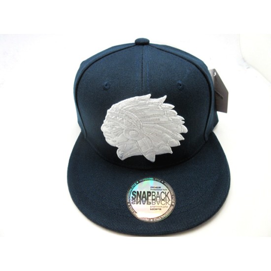 1804-33 WARRIOR HAT SNAP BACK NAVY/WHT