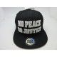 2003-19 BLM "NO PEACE" SNAP BACK BLK/WHT