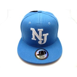 2007-09 2LOGO SOLID SNAP BACK NEW JERSEY SKY/WHT