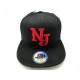 2007-09 2LOGO SOLID SNAP BACK NEW JERSEY BLK/RED