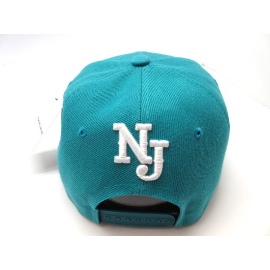 2007-09 2LOGO SOLID SNAP BACK NEW JERSEY BK.CAM/BK