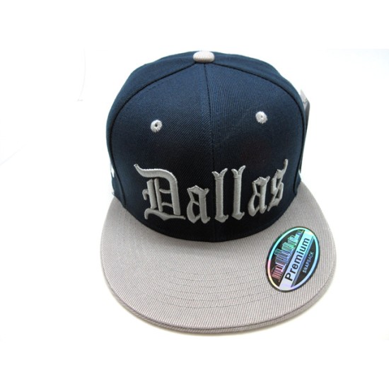 2104-10 CITY CLASSIC 21 SNAP BACK DALLAS NAV/GRY