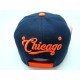 2104-10 CITY CLASSIC 21 SNAP BACK CHICAGO NAV/ORA