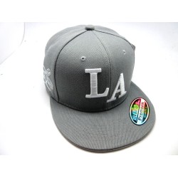 2104-10 CITY CLASSIC 21 SNAP BACK LOS ANGELAS GRY/WHT