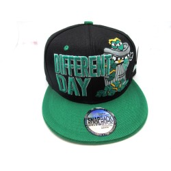 2104-07 DIFFERENT DAY SNAP BACK BLK/KELLY