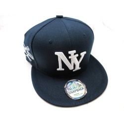 2104-10 CITY CLASSIC 21 SNAP BACK NEW YORK NAV/WHT