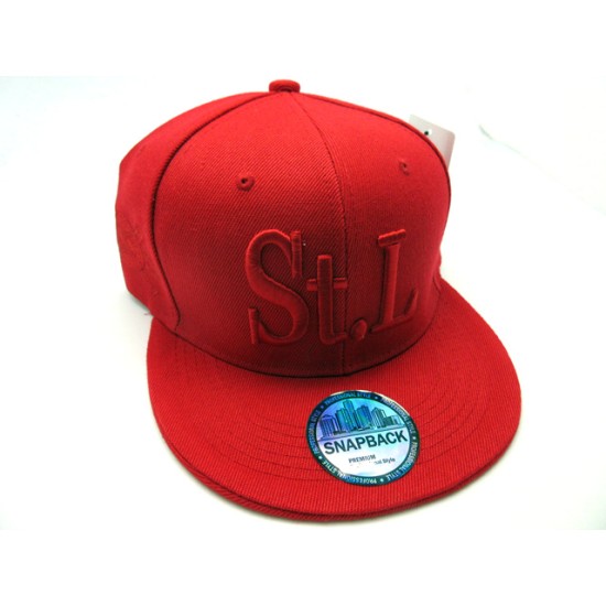 2104-10 CITY CLASSIC 21 SNAP BACK ST.LOUIS RED