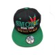 2106-01 SMOKE FOR THE CULTURE SNAP BACK BLK/KELLY