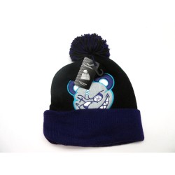 2107-10 VOODOO KNIT HAT BLK/PUR