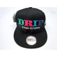 2109-19 SNAP BACK HIP HOP "DRIP TOO HARD" BLK