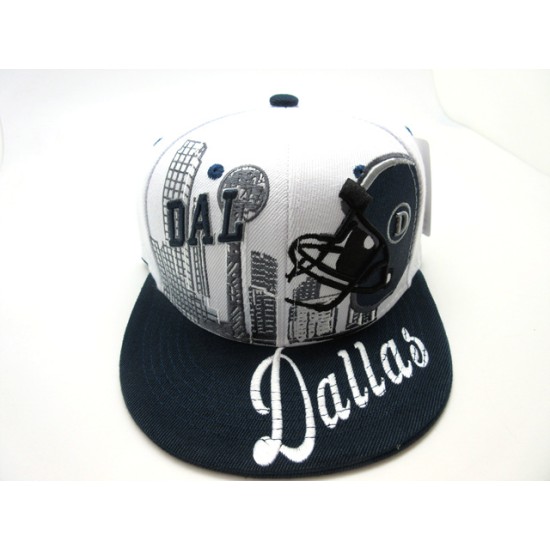 2202-01 CITY DOWN TOWN SNAP BACK DALLAS WHT/NAV