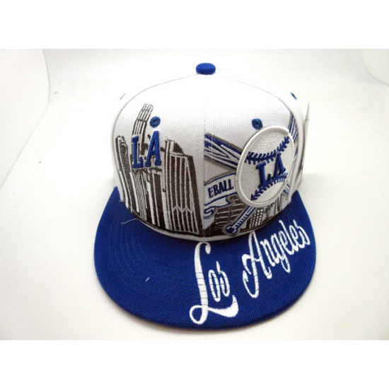 2202-01 CITY DOWN TOWN SNAP BACK LA WHT/ROY