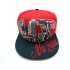2202-01 CITY DOWN TOWN SNAP BACK NEW ENGLAND RED/NAV