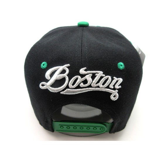 2205-09 HURRICANE CITY NAME SNAP BACK BOSTON KEL/BLK