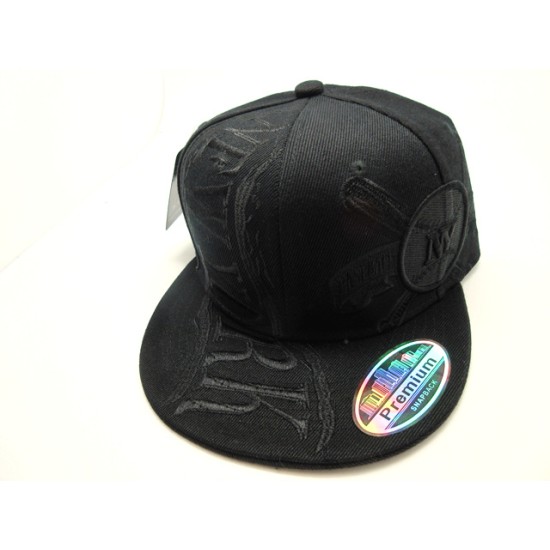 2205-09 HURRICANE CITY NAME SNAP BACK NY BLK/BLK