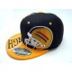 2205-09 HURRICANE CITY NAME SNAP BACK PITTSBURGH SKULL BK/GO