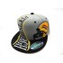 2205-09 HURRICANE CITY NAME SNAP BACK PITTSBURGH GRY/BLK