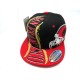 2205-09 HURRICANE CITY NAME SNAP BACK SAN FRANCISCO BLK/RD