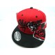 2303-19 CITY NAME SNAP BACK"DRIP"CHICAGO RED/BLK