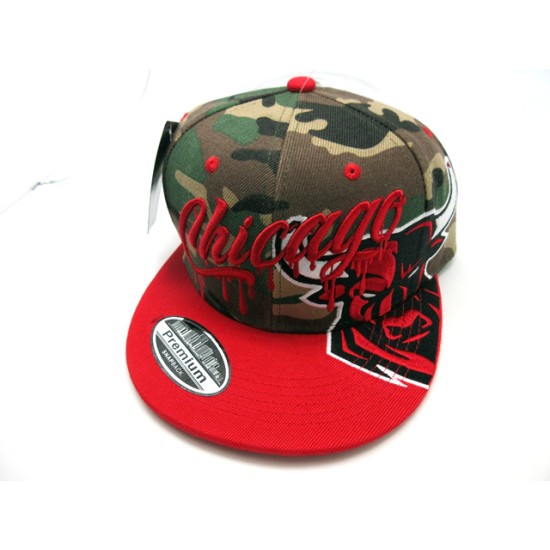 2303-19 CITY NAME SNAP BACK"DRIP"CHICAGO GCAMO/RED