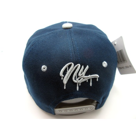 2303-19 CITY NAME SNAP BACK"DRIP"NY NAV/GRY