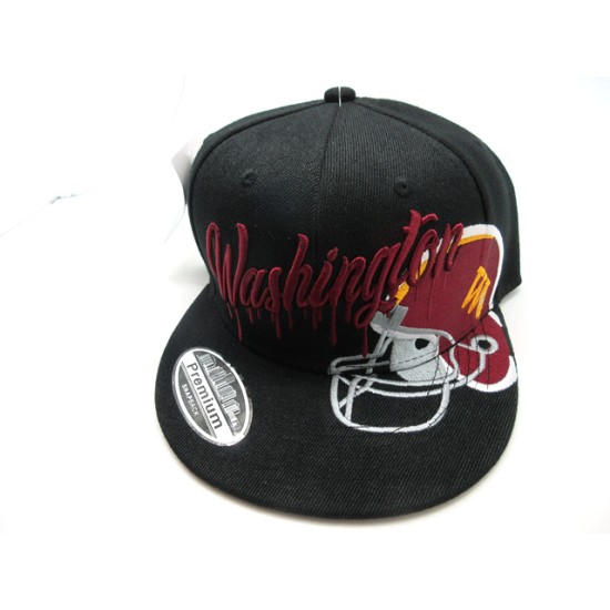 2303-19 CITY NAME SNAP BACK"DRIP"WASHINGTON BLK/BLK/BUR