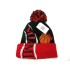 2304-01 CITY NAME KNIT"HURRICANE" HAT MIAMI BLK/RED
