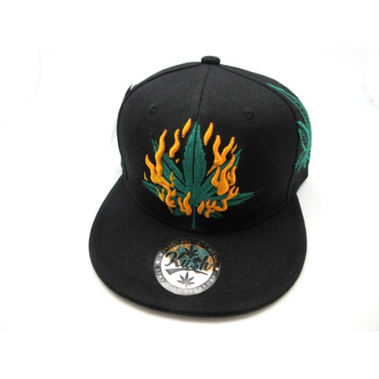 2306-26 BURNING LEAF SNAP BACK BLACK