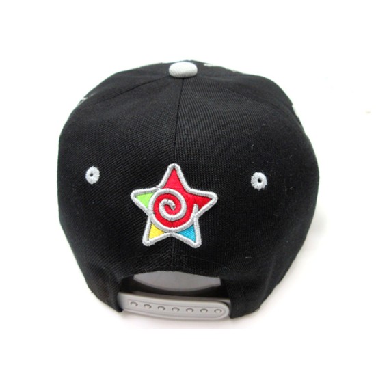 2306-32 CARTOON NINJA SNAP BACK BK/RED