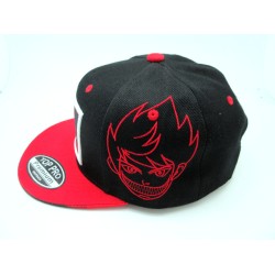 2306-33 CARTOON BOX EYE SNAP BACK BLK/ROYAL