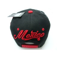 2401-14 COUNTRY GRAFFTI SNAP "MEXICO" BLK/RED