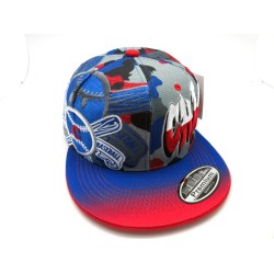 2401-14 GRAFFTI CITY NAME SNAP CHICAGO CAMO/RED/ROY