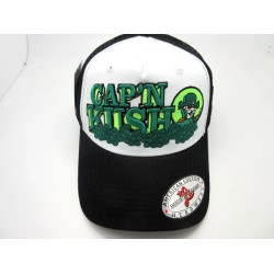 2401-26 TRUCKER MESH "CAPTAIN KUSH" BLACK