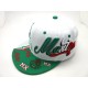 2404-06 COUNTRY THUNDER SNAP BACK "MEXICO" WHT/KEL