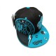 2404-06 THUNDER CITY NAME LOGO SNAP CAROLINA BLK/AQU