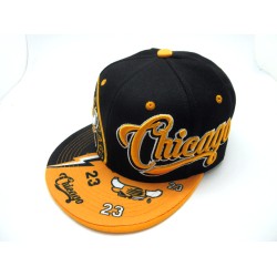 2404-06 THUNDER CITY NAME LOGO SNAP CHICAGO BLK/GOL