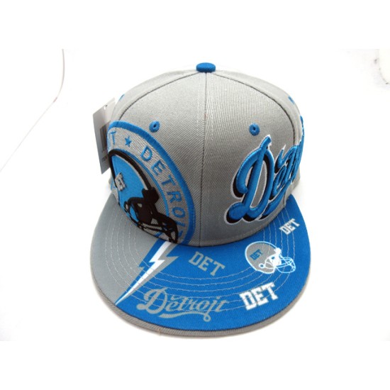 2404-06 THUNDER CITY NAME LOGO SNAP DETROIT GRY/BLUE