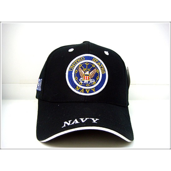 1303-09 Law & Order Cap ?U.S NAVY" Blk